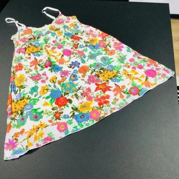 Derek Heart Womens Multi-Color Floral V-Neck Sleeveless Sundress Size Medium - Picture 3 of 9